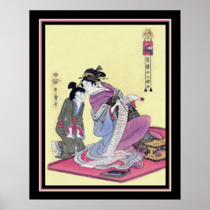 Japans afdrukken ca. 1912 - 16 x 20 Poster