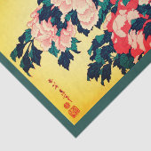 Japans afdrukken met papieren vlinder tissuepapier (Detail)