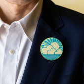 Japans afdrukmodel  design Japanse stijl Ronde Button 5,7 Cm