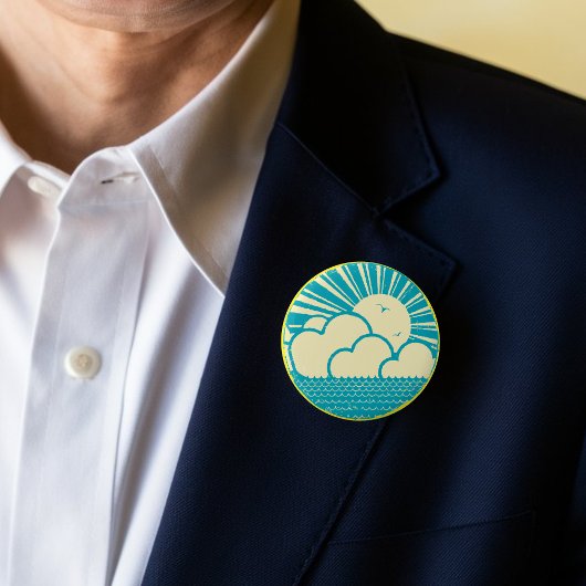 Japans afdrukmodel  design Japanse stijl Ronde Button 5,7 Cm