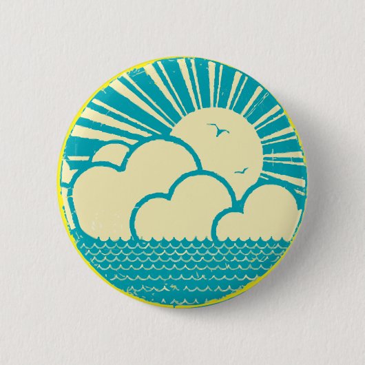 Japans afdrukmodel  design Japanse stijl Ronde Button 5,7 Cm (Voorkant)