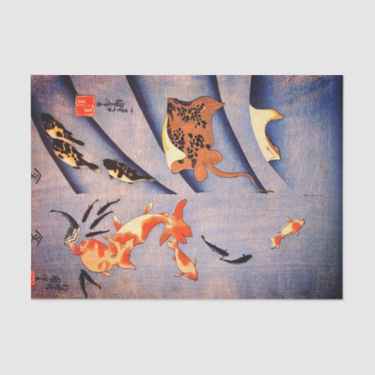 JAPANS AFDRUKSTSTUK EN KARTAFVALpapier Tissuepapier (Voorkant)