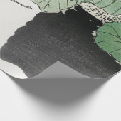 JAPANS AFDRUKTE PLANT MET MANTIS Wrapppapier Cadeaupapier (Hoek)