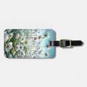 Japans Anemone Label - Aanpassen Bagagelabel (Voorkant horizontaal)