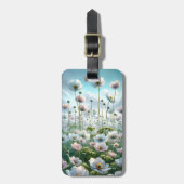 Japans Anemone Label - Aanpassen Bagagelabel (Voorkant verticaal)