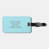 Japans Anemone Label - Aanpassen Bagagelabel (Achterkant horizontaal)