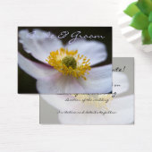 Japans Anemone · Save the Date Mini Kaart (Bureau)