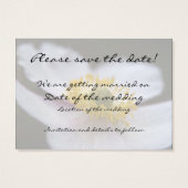 Japans Anemone · Save the Date Mini Kaart (Achterkant)
