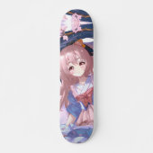 Japans Anime Girl Persoonlijk Skateboard (Voorkant)