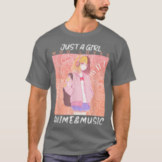 Japans Anime Kawaii Teen Girl Anime Merch Anime T-shirt