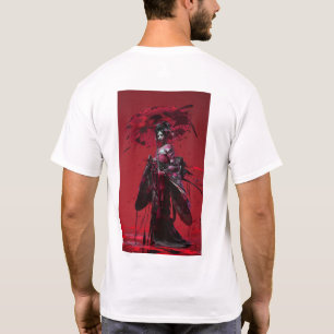 Japans anime meisje in traditioneel Kimono T-shirt