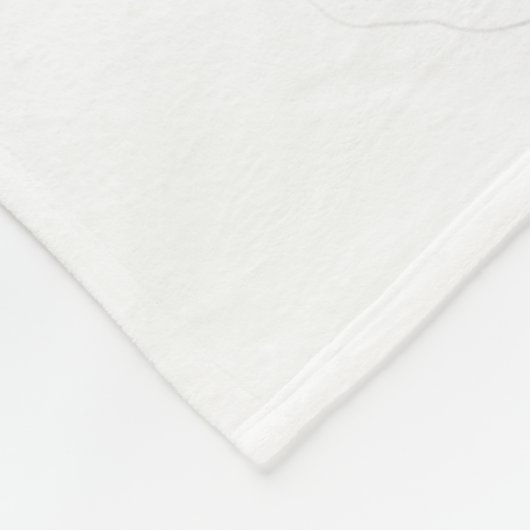 Japans anime school meisje fleece deken (Hoek)