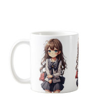 Japans anime school meisje