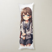 Japans anime school meisje lichaamskussen (Achterkant (Verticaal))