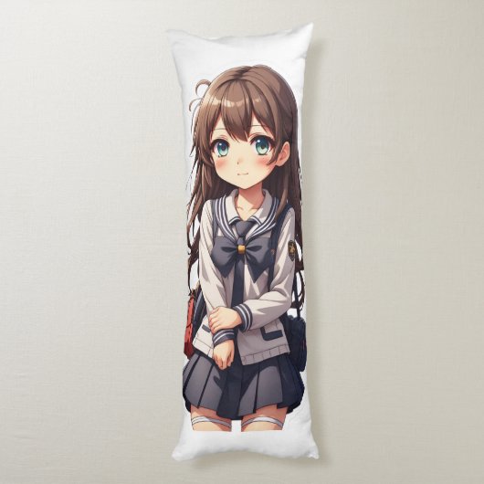 Japans anime school meisje lichaamskussen (Achterkant (Verticaal))