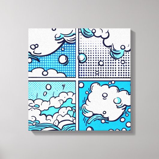 Japans Aquatisch #2 Canvas Afdruk (Voorkant)