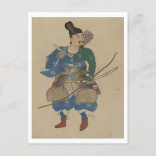 Japans Archer Warrior  1800s Illustratie Briefkaart