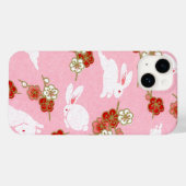 Japans artikel Roze Sakuras & Rabbits iPhone 14 Ho Case-Mate iPhone Case (Achterkant (horizontaal))