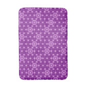 Japans Asanoha of Star Pattern - amethyst paars Badmat (Voorkant Verticaal)