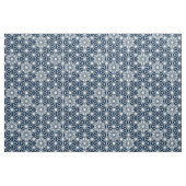 Japans Asanoha of Star Pattern, indigo blauw Stof (Fat Quarter)