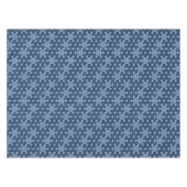 Japans Asanoha of Star Pattern, Indigo Blue Tafelkleed (Voorkant (Horizontaal))