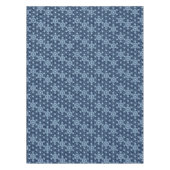 Japans Asanoha of Star Pattern, Indigo Blue Tafelkleed (Voorkant)
