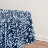 Japans Asanoha of Star Pattern, Indigo Blue Tafelkleed (Voorbeeld)