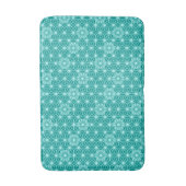 Japans Asanoha of Star Pattern - turkooise Badmat (Voorkant Verticaal)