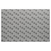 Japans Asanoha of Star Pattern, wit en zwart Stof (Yard (91,4 cm))