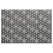 Japans Asanoha of Star Pattern, zwart-wit Stof (Fat Quarter)