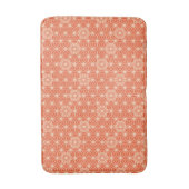 Japans Asanoha of Sterrenpatroon - koraal sinaasap Badmat (Voorkant Verticaal)