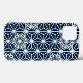 Japans Asanoha-patroon - blauw van de marine Case-Mate iPhone Case (Achterkant (horizontaal))
