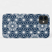 Japans Asanoha-patroon - blauw van de marine Case-Mate iPhone Case (Achterkant (horizontaal))