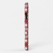 Japans Asanoha-patroon - donkerrood Case-Mate iPhone Case (Achterkant/rechts)
