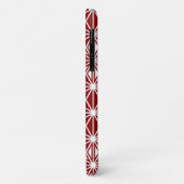 Japans Asanoha-patroon - donkerrood Case-Mate iPhone Case (Achterkant/links)