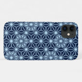 Japans Asanoha-patroon - indigoblauw Case-Mate iPhone Case (Achterkant (horizontaal))