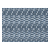 Japans Asanoha-patroon - indigoblauw & wit Tafelkleed (Voorkant (Horizontaal))