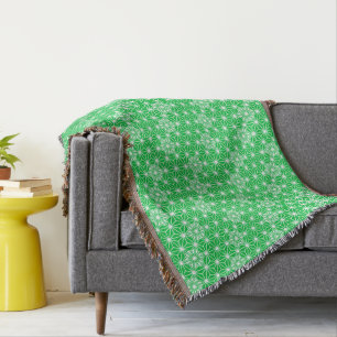 Japans Asanoha-patroon, Jade Green Deken