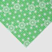 Japans Asanoha-patroon - jade groen Tissuepapier (Detail)