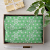 Japans Asanoha-patroon - jade groen Tissuepapier (Geschenk)