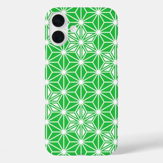 Japans Asanoha-patroon - jadegroen Case-Mate iPhone Case (Achterkant)