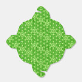 Japans Asanoha-patroon - kalkgroen Bedankdoosjes (Uitgevouwen)