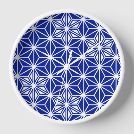 Japans Asanoha-patroon - kobaltblauw (Voorkant)