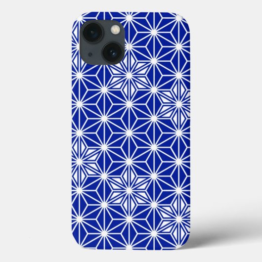 Japans Asanoha-patroon - kobaltblauw Case-Mate iPhone Case (Achterkant)