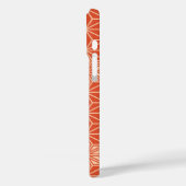 Japans Asanoha-patroon - koraal oranje Case-Mate iPhone Case (Achterkant / Links)