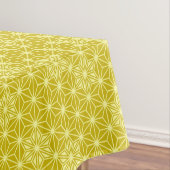 Japans Asanoha-patroon - mosterd goud Tafelkleed (Voorbeeld)