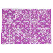 Japans Asanoha-patroon - orchidee Groot Cadeauzakje (Voorkant)