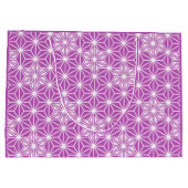 Japans Asanoha-patroon - orchidee Groot Cadeauzakje (Achterkant)