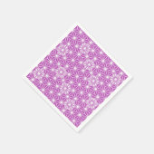 Japans Asanoha-patroon - orchidee Servetten (Hoek)