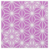Japans Asanoha-patroon - orchidee Stof (Close Up)